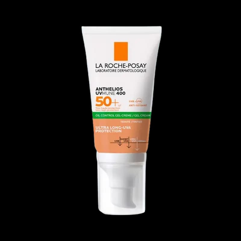 LRP ANTHELIOS OIL GEL-CREME TOUCHER SEC TEINTEE SPF50+