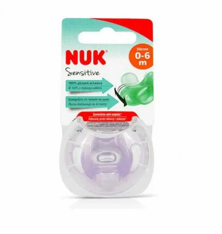 NUK SUCETTE SENSITIVE + BOITE 0-6M REF29139