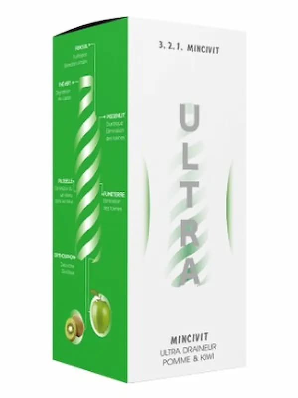 VITAL ULTRA DRAINEUR MINCIVIT 1 POMME KIWI 250ML