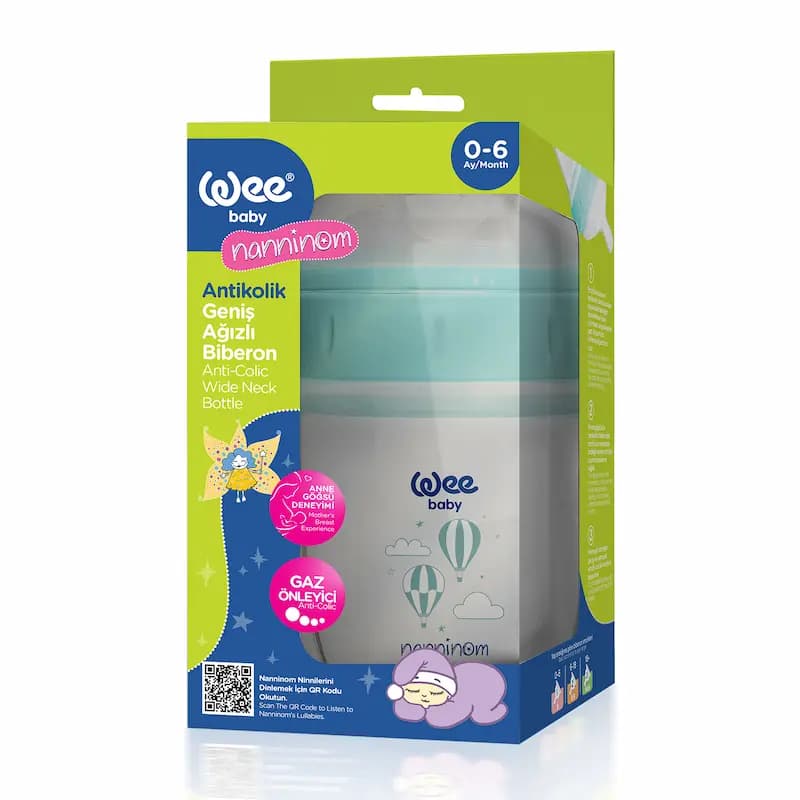 WEE BIBERON ANTI COLIQUE COL LARGE PP 250ML 645
