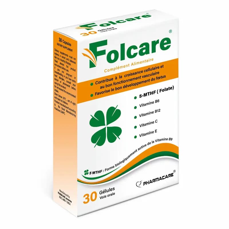PHARMACARE FOLCARE B/30 GELULES