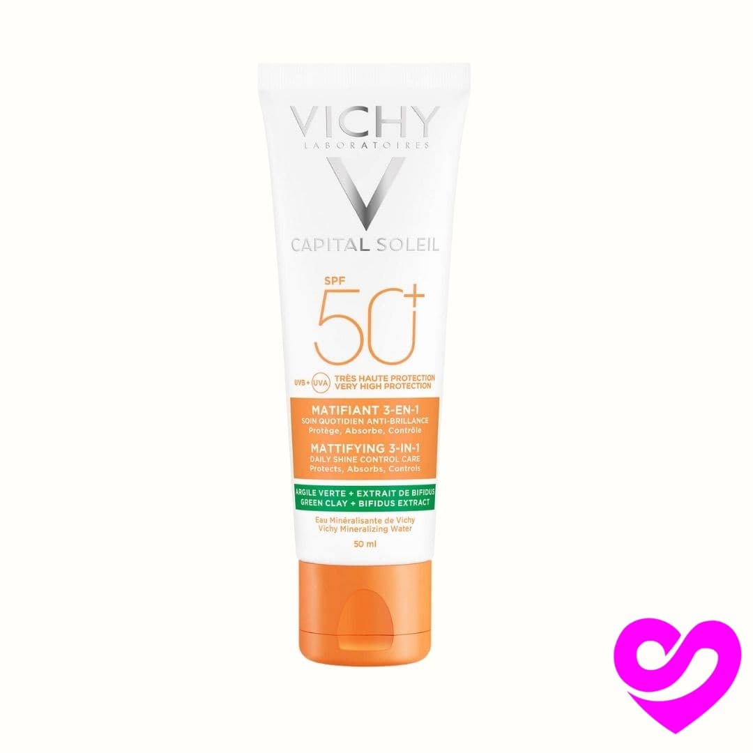 Vichy Capital Soleil Matifiant 3-en-1 Spf 50+ Creme Solaire