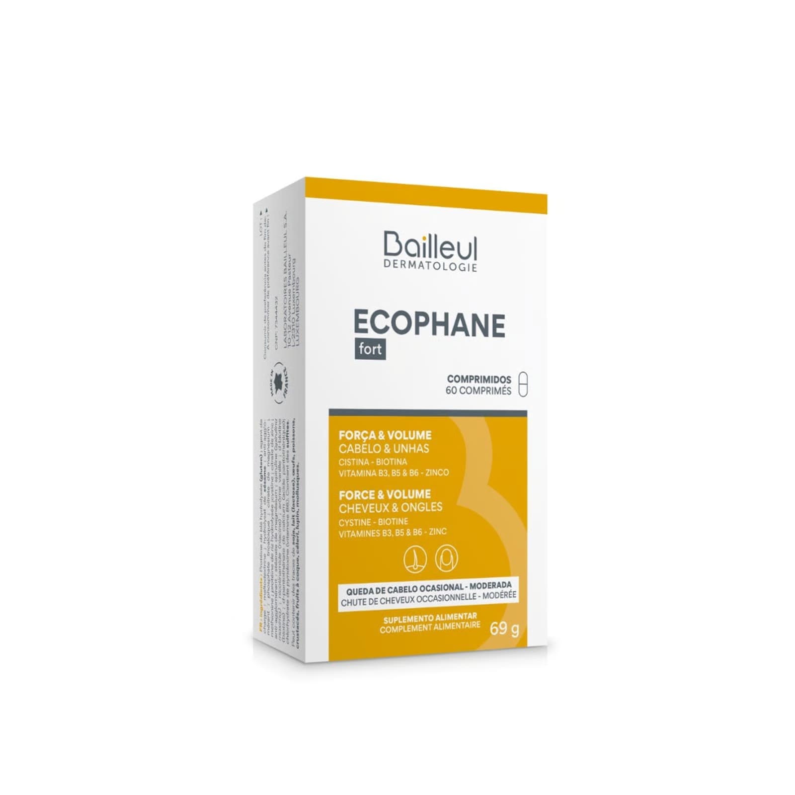 ECOPHANE FORT CHEVEUX ET ONGLES 60 COMPRIMES