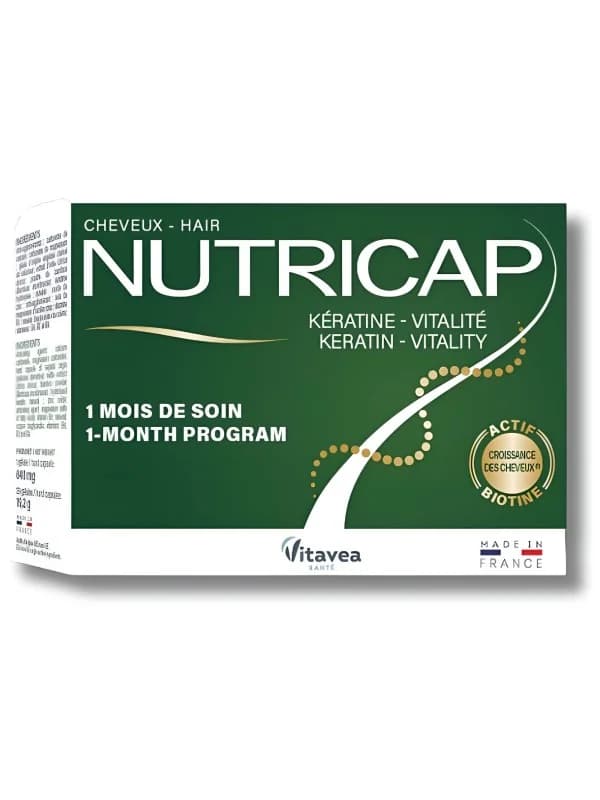 Nutricap kératine vitalité boite de 30 capsules