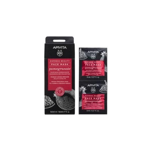 APIVITA express face mask Pomegranate 6*2*8 ml