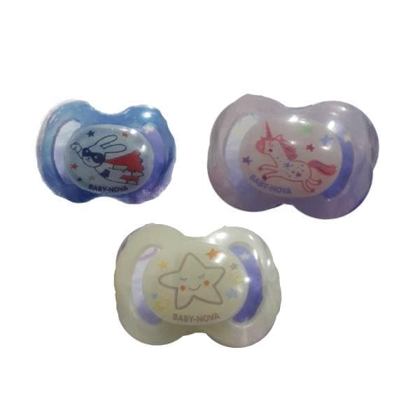 BABY NOVA sucette ortho nuit 6-18m ref:24242