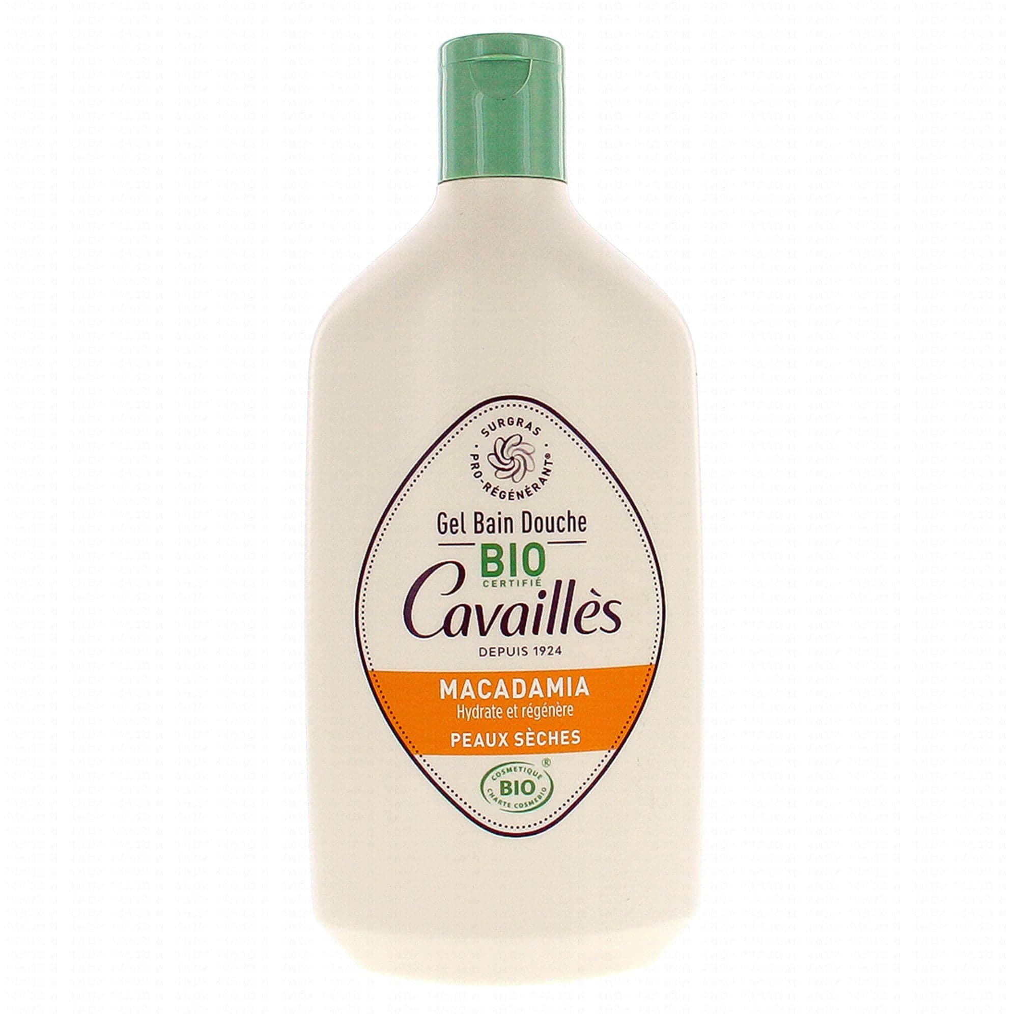 Roge cavailles gel bain douche bio macadamia peaux sèches 400 ml