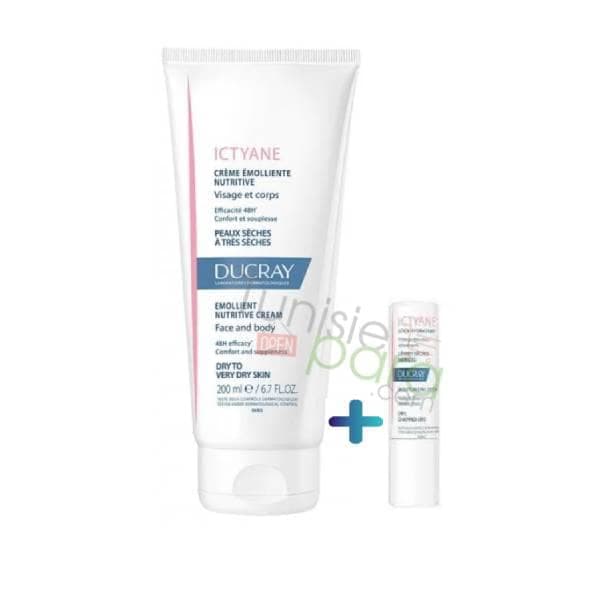 DUCRAY Duo Ictyane crème + Stick lèvres