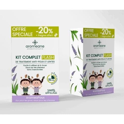 Dermacare Aromeane Pack anti poux et lentes