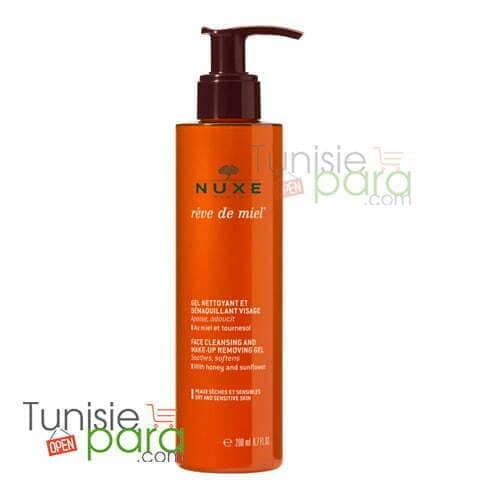 NUXE Réve de Miel Gel Nettoyant et Démaquillant visage 200 ml