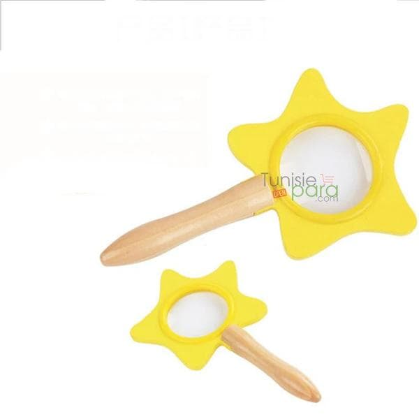 Jouet: Loupe en bois pour enfants