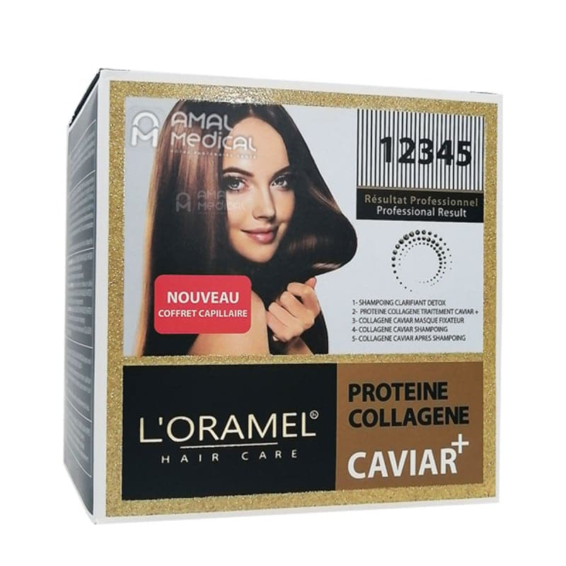 L’oramel kit proteine collagene + caviar