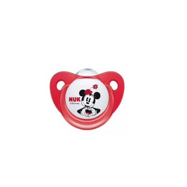 NUK suc mickey en boite girl-rouge 6-18m