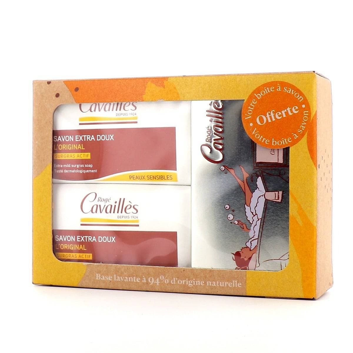 ROGE CAVAILLES coffret 2 savon extra doux 250ml