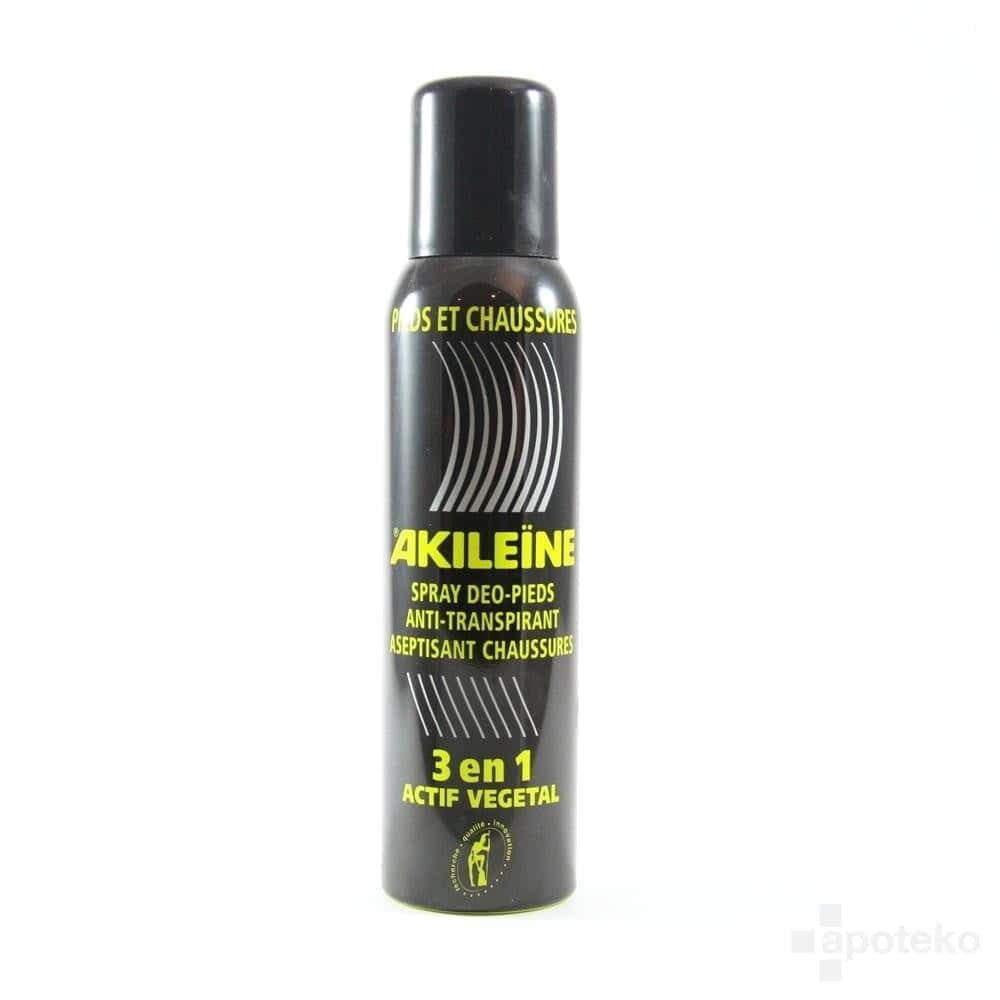 AKILEINE SPRAY NOIR DEODORANT PIEDS ANTI TRANSPIRANT 150ML