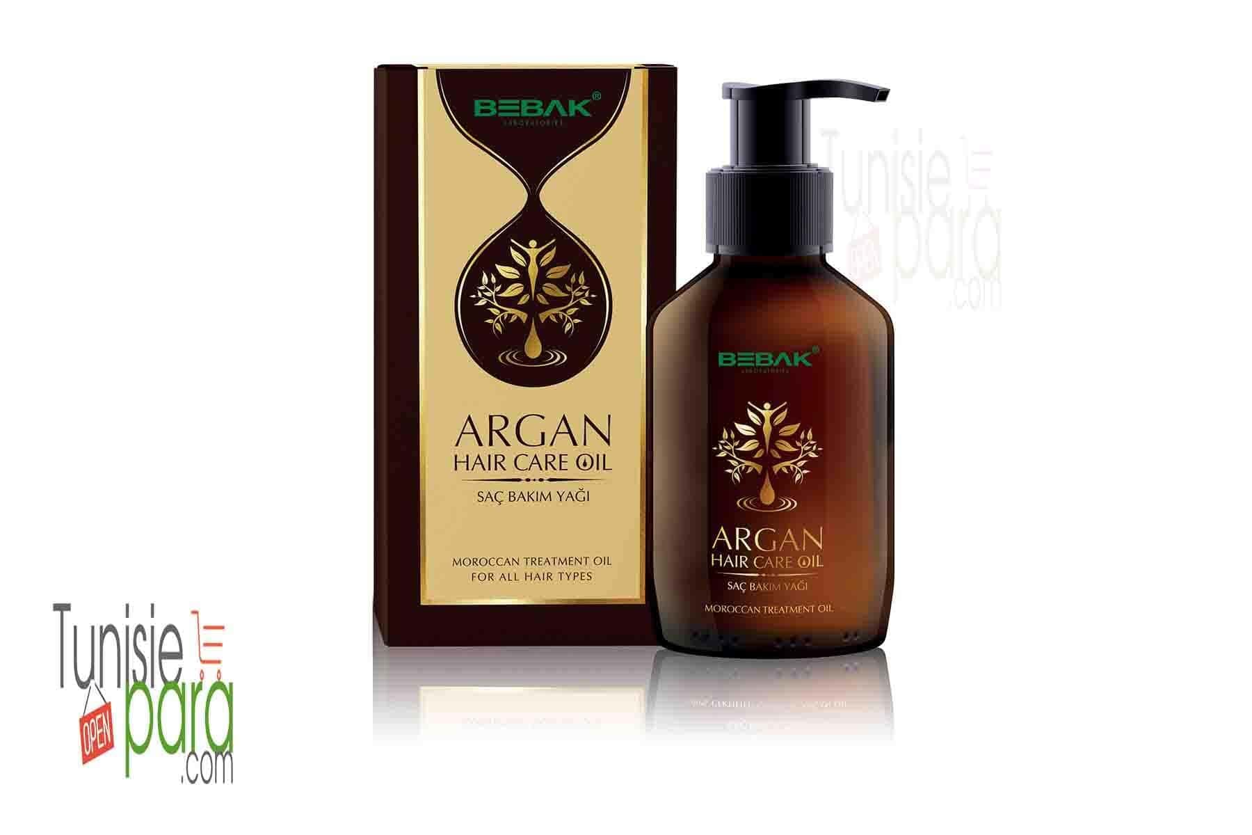 Bebak Argan Huile de soin capillaire 100 ml