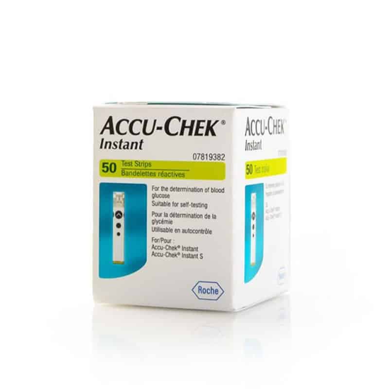ACCU CHEK Bandelettes –instant 50 Unités
