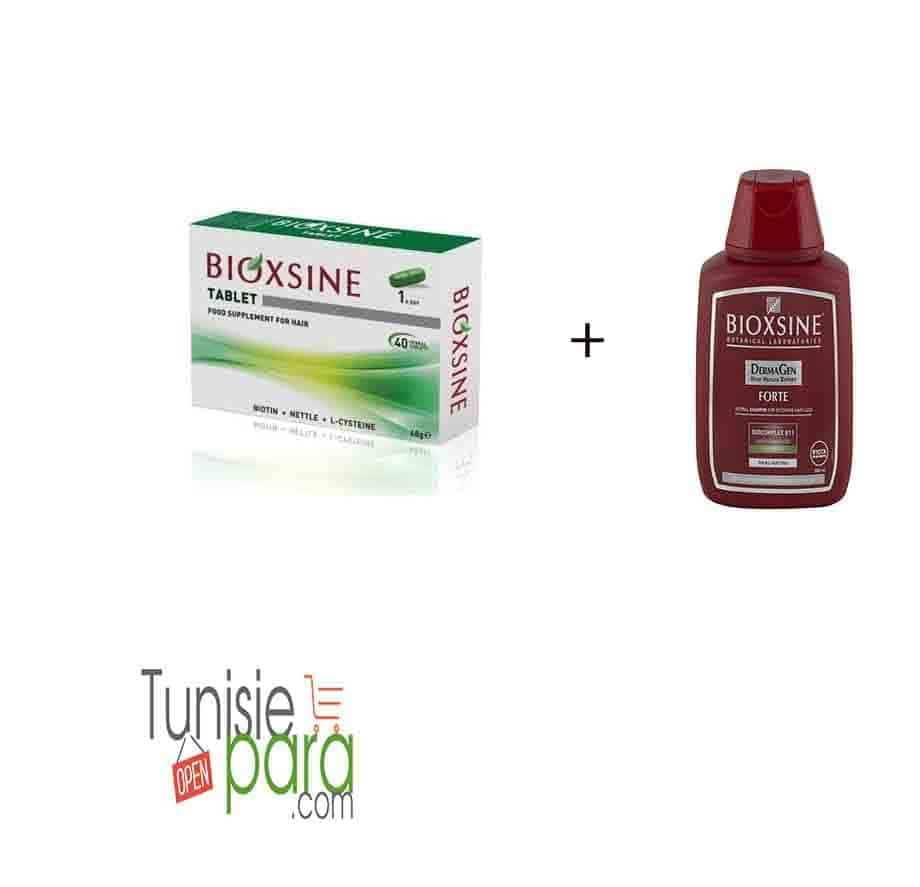Bioxsine pack tablette 40 comprimes +bioxsine shampoing forte 100 ml