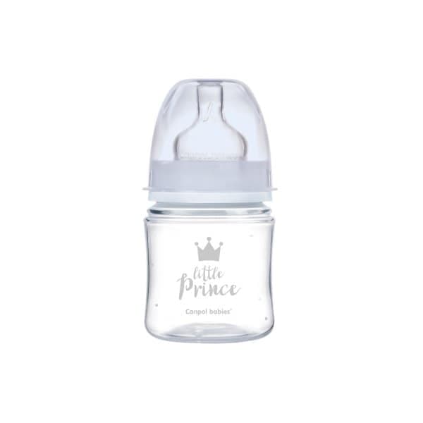 canpol set biberon royal baby boy 120ml + mini sucette 0-2