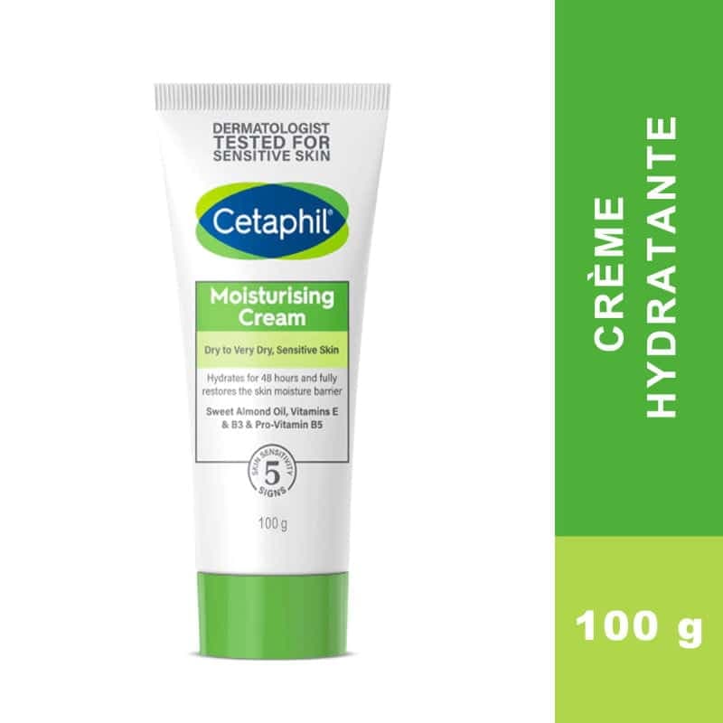 Cetaphil Crème Hydratante Peaux Sèches – Peaux Sensibles 100 gr