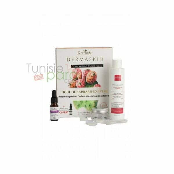 Dermafig dermaskin pack masques anti age a l’huile de figue de barbarie *15