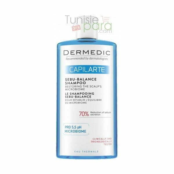 Dermedic capilarte shampooing sebu-balance pour cheveux gras 300ml