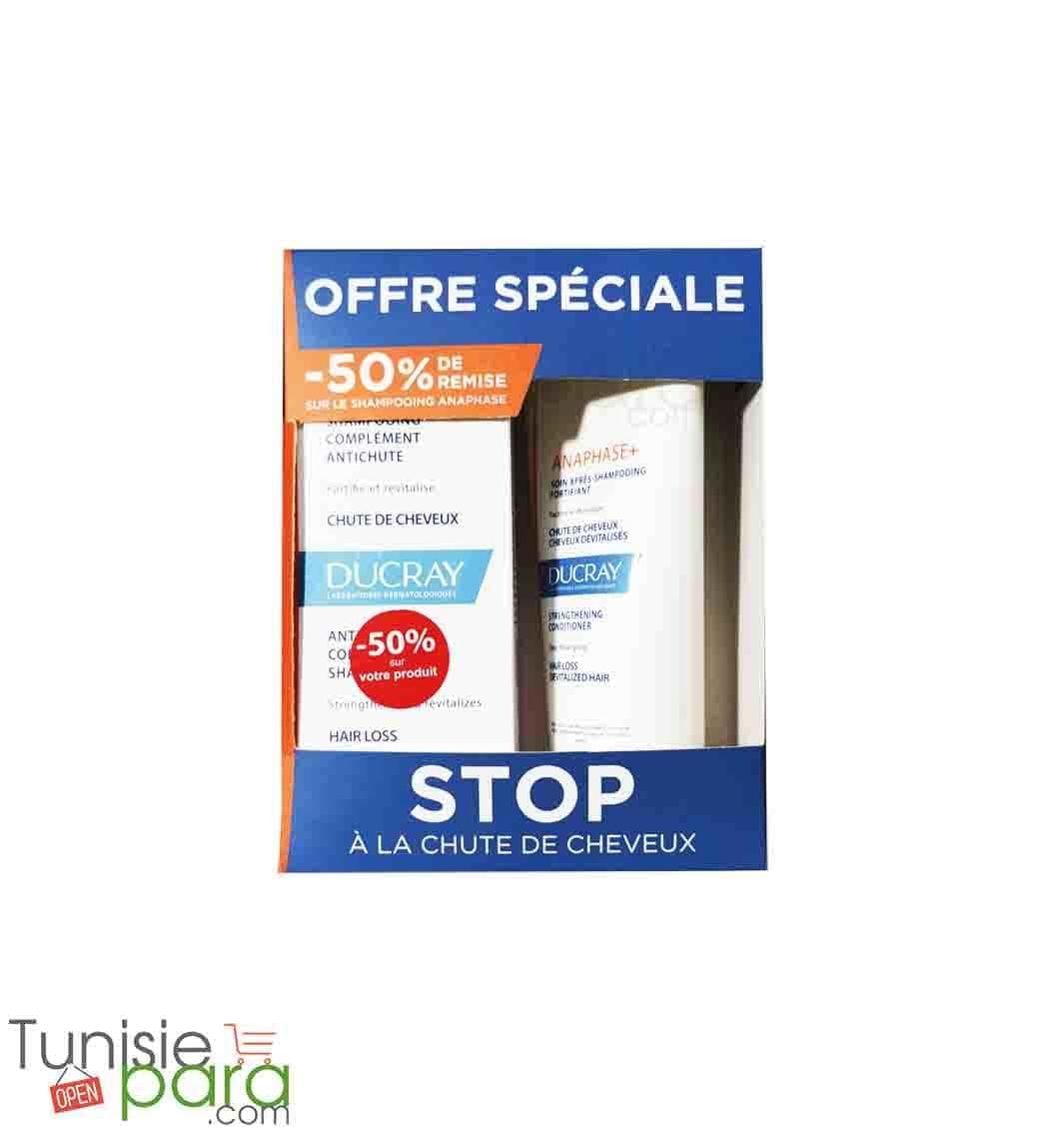 Ducray pack Anaphase shampoing +après shampoing