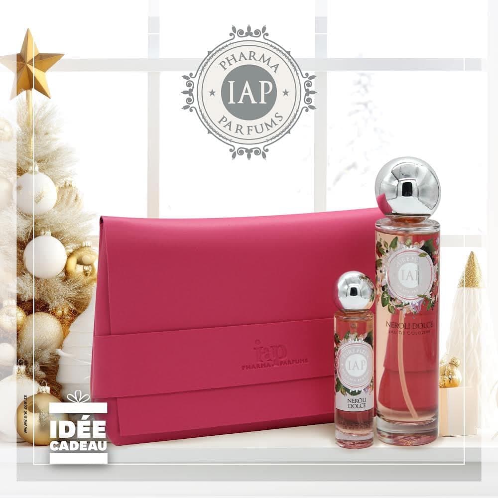 iAP PHARMA parfum pour femme trousse rose pure fleur bergamota citrus 150ml + 30ml