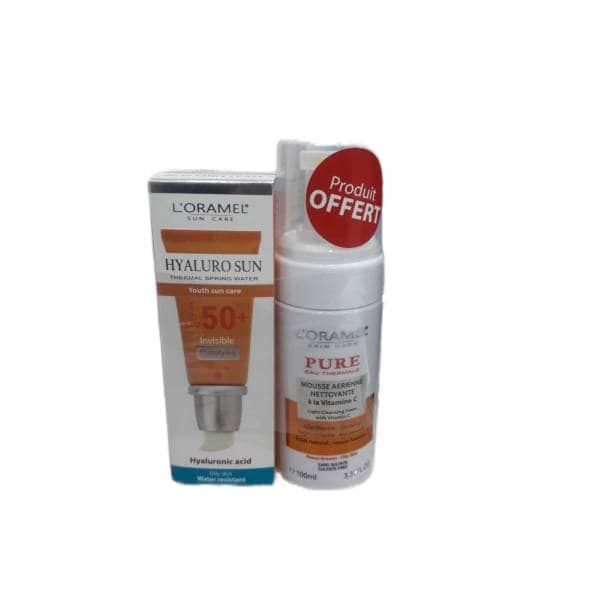 l’oramel hyaluro sun ecran invisible spf50+ PG 40ml