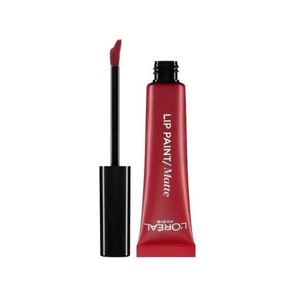 l’oreal infailible lip paint matte 205 apocalypse red
