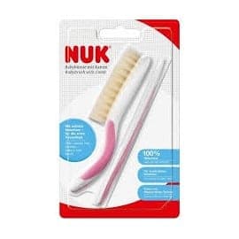 NUK brosse et peigne rose