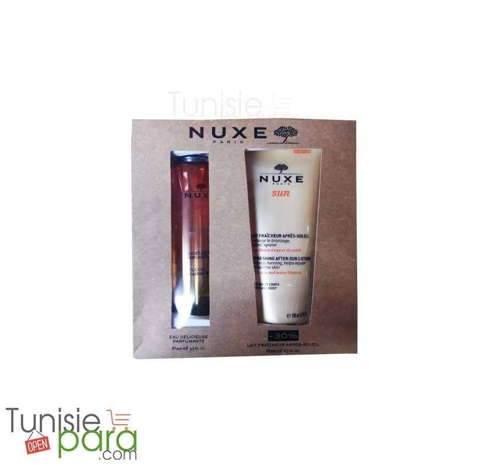 NUXE coffret SUN Eau Délicieuse Parfumante + SUN LAIT FRAÎCHEUR APRÈS-SOLEIL 200 ml