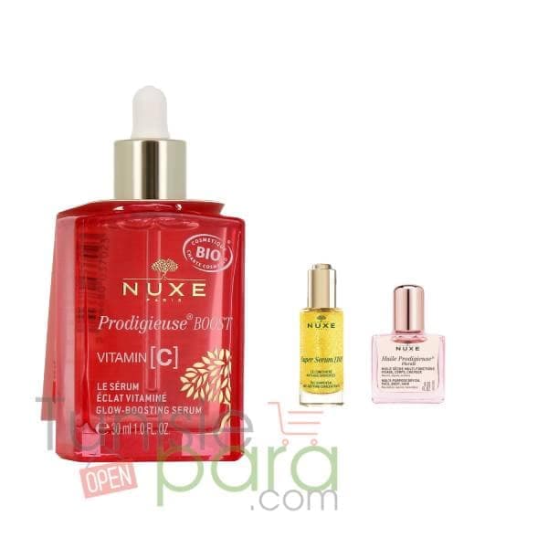 nuxe trousse le “must have” booster d’éclat prodigieuse boost vitamine c