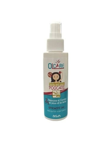 MILVA OLCARE poucare spray repulsif anti poux 100ml