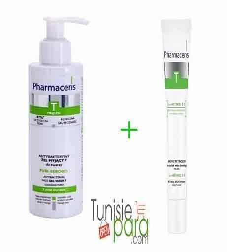 pharmaceris coffret Retinol creme de nuit + gel nettoyante