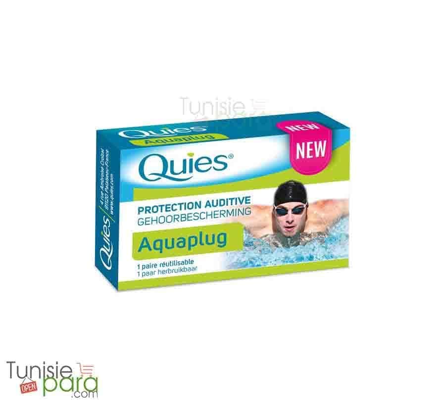 Quies Bouchons d’Oreille Silicone Natation aquaplug adulte Boite de 2