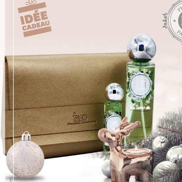 iAP PHARMA parfum pour femme trousse dore pure fleur amber fusion 150ml + 30ml