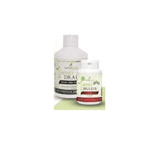 young health pack minci drainol 450ml+ minci bruleur 60 gelules