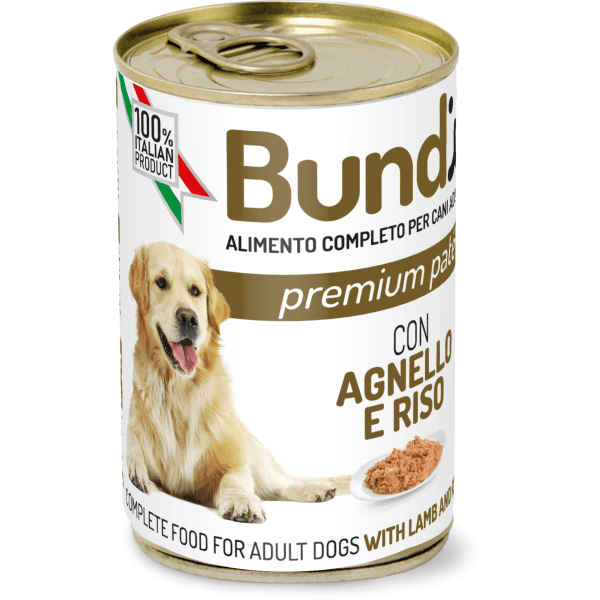 Bundy dog lamb rice 400g