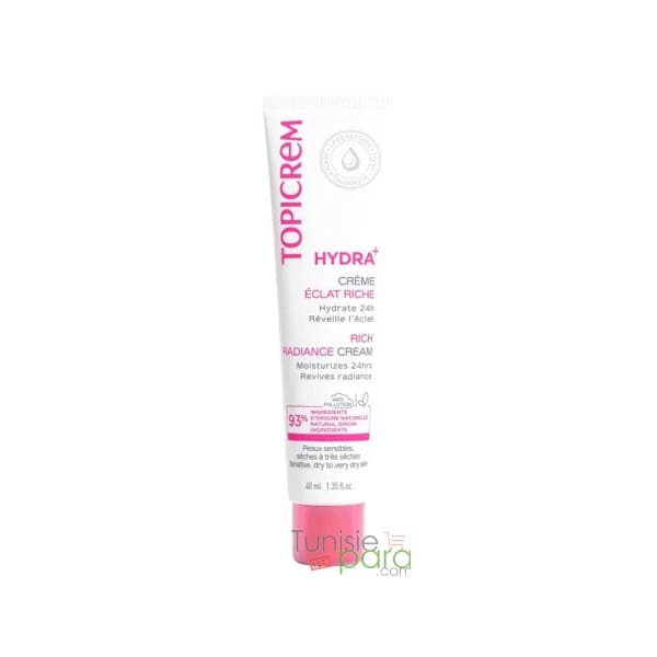 Topicrem Hydra+ Creme Hydratante Riche 40ml