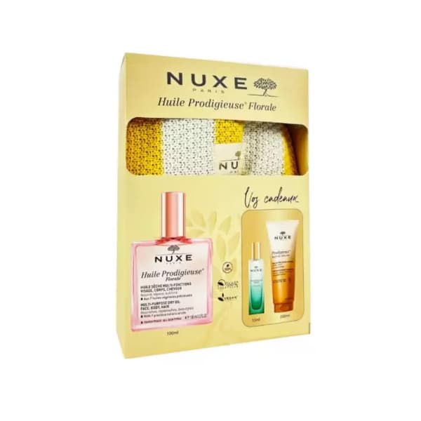 Nuxe Huile Prodigieuse Florale 100ml + Huile De Douche 200ml (Offert) + Neroli Le Parfum 15ml (Offert) Ref 0051