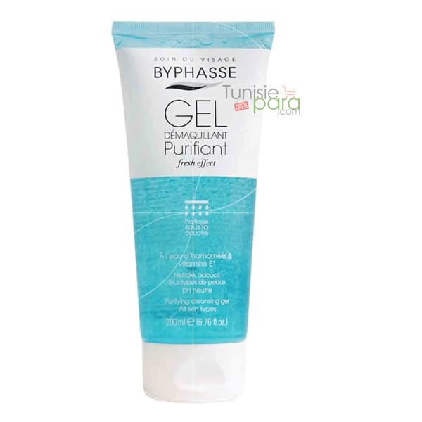 BYPHASSE GEL DEMAQUILLANT TOUS TYPES DE PEAUX 200 ml