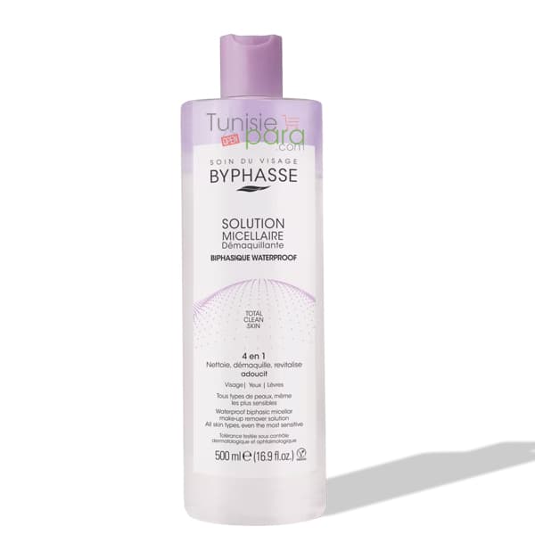 BYPHASSE solution micellaire waterproof 500ml