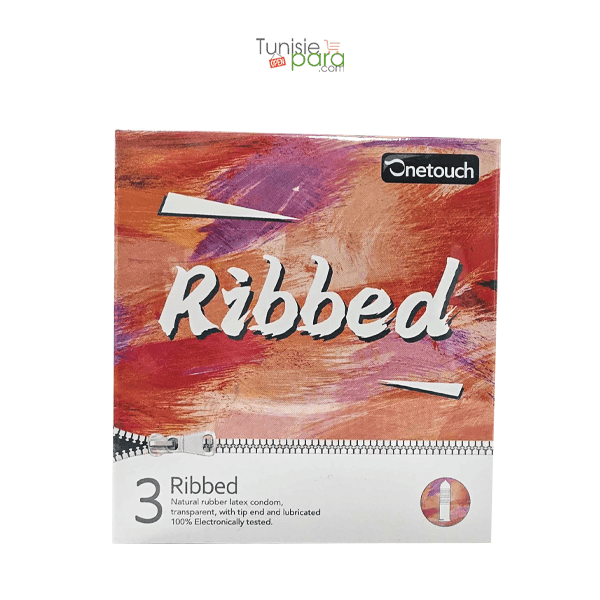 ONETOUCH preservatif Ribbed boîte 3