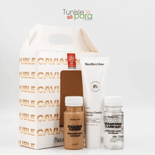 Brazilian glow Pack Lissage Tanino Double Caviar