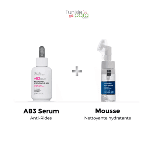 clarenia pack serum AB3 & mousse hydra