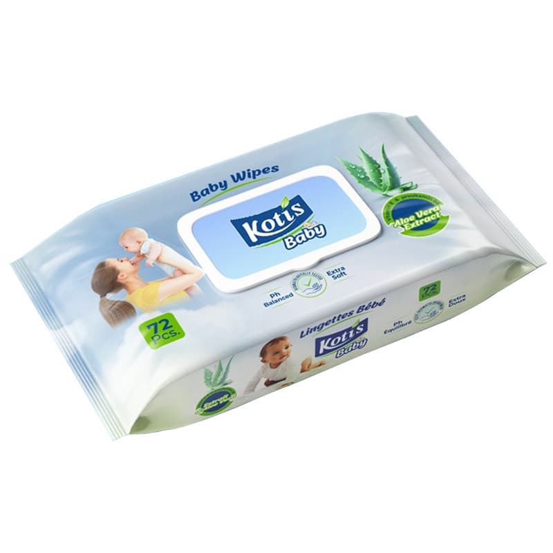 Lingettes Bébé Kotis Baby 72 Pièces