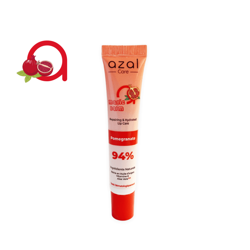 AZAL BAUME A LEVRES REPARATEUR HYDRATANT A LA GRENADE 15 ML LC-GR-15