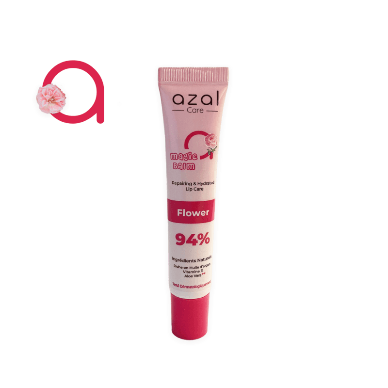 AZAL BAUME A LEVRES REPARATEUR HYDRATANT EN ROSE 15 ML LC-RO-15