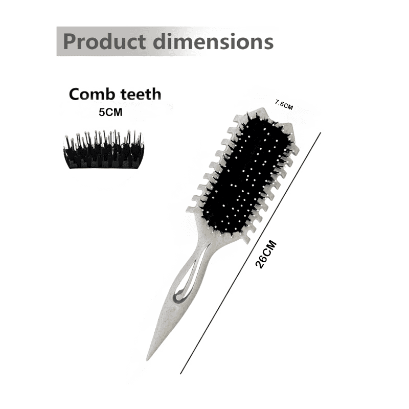AZAL Brosse de bouclage rectangulaire CB8-1